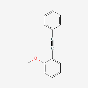 molecular formula C15H12O B3031506 1-Methoxy-2-(phenylethynyl)benzene CAS No. 41398-67-8