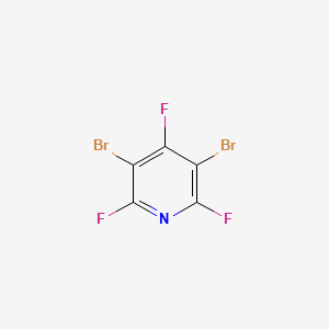 molecular formula C5Br2F3N B3031507 3,5-Dibromo-2,4,6-trifluoropyridine CAS No. 41404-68-6