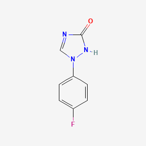 molecular formula C8H6FN3O B3031510 1-(4-Fluorophenyl)-1,2,4-triazol-3-ol CAS No. 42158-50-9