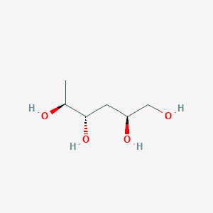 molecular formula C6H14O4 B3031511 (2S,4S,5S)-己烷-1,2,4,5-四醇 CAS No. 4221-05-0