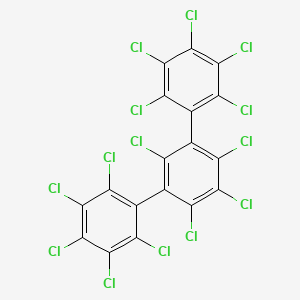 molecular formula C18Cl14 B3031515 1,1':3',1''-Terphenyl, 2,2',2'',3,3'',4,4',4'',5,5',5'',6,6',6''-tetradecachloro- CAS No. 42429-89-0