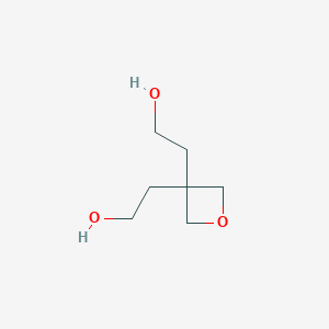 molecular formula C7H14O3 B3031526 2-[3-(2-Hydroxyethyl)oxetan-3-yl]ethanol CAS No. 4351-78-4