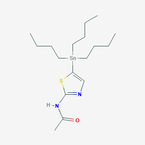 N-[5-(tributylstannyl)-1,3-thiazol-2-yl]acetamide