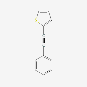 molecular formula C12H8S B3031547 Thiophene, 2-(phenylethynyl)- CAS No. 4805-17-8