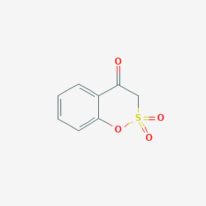 molecular formula C8H6O4S B3031551 1,2-Benzoxathiin-4(3H)-one, 2,2-dioxide CAS No. 49670-47-5