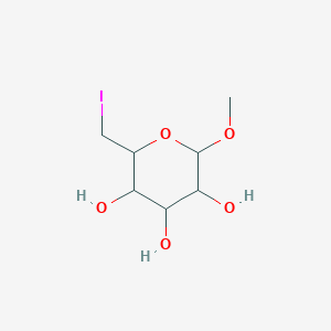 molecular formula C7H13IO5 B3031568 2-(Iodomethyl)-6-methoxyoxane-3,4,5-triol CAS No. 5155-46-4