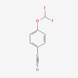 molecular formula C9H6F2O B3031574 1-(Difluoromethoxy)-4-ethynylbenzene CAS No. 519059-04-2