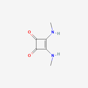 molecular formula C6H8N2O2 B3031575 3,4-Bis(methylamino)cyclobut-3-ene-1,2-dione CAS No. 52094-05-0