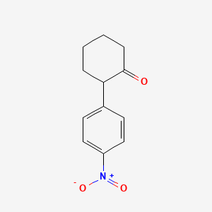 molecular formula C12H13NO3 B3031577 2-(4-Nitrophenyl)cyclohexan-1-one CAS No. 52648-78-9