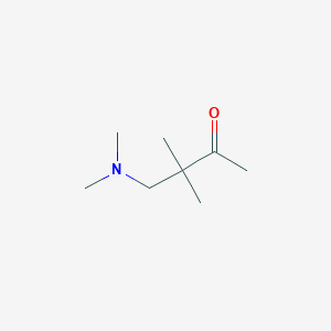 molecular formula C8H17NO B3031590 4-(Dimethylamino)-3,3-dimethylbutan-2-one CAS No. 53921-82-7