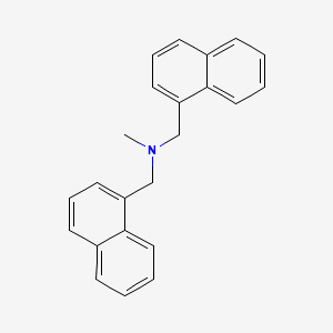 molecular formula C23H21N B3031594 N-methyl(1-naphthyl)-N-(1-naphthylmethyl)methanamine CAS No. 5418-22-4