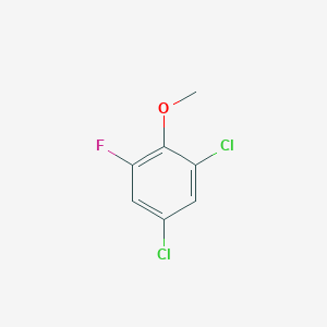 molecular formula C7H5Cl2FO B3031596 1,5-二氯-3-氟-2-甲氧基苯 CAS No. 54300-72-0