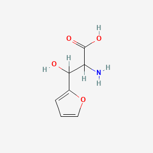 alpha-Amino-beta-hydroxyfuran-2-propionic acid