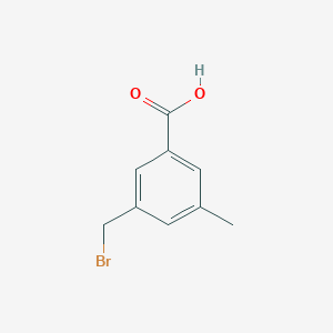 molecular formula C9H9BrO2 B3031604 3-(Bromomethyl)-5-methylbenzoic acid CAS No. 550367-75-4