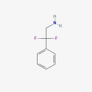 molecular formula C8H9F2N B3031608 2,2-二氟-2-苯乙胺 CAS No. 55601-21-3