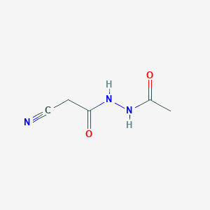 molecular formula C5H7N3O2 B3031610 N'-acetyl-2-cyanoacetohydrazide CAS No. 55819-76-6