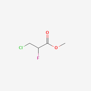 molecular formula C4H6ClFO2 B3031612 3-氯-2-氟丙酸甲酯 CAS No. 55900-27-1