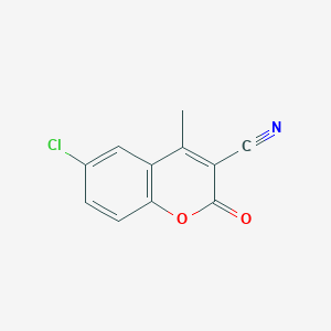 6-Chloro-3-cyano-4-methylcoumarin