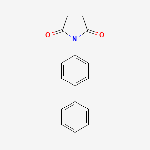 molecular formula C16H11NO2 B3031630 马来酰亚胺，N-4-联苯基- CAS No. 58609-75-9