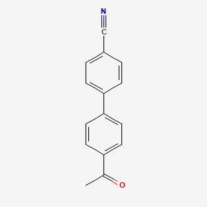 molecular formula C15H11NO B3031636 4-(4-Acetylphenyl)benzonitrile CAS No. 59211-64-2