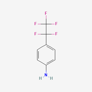 molecular formula C8H6F5N B3031649 4-(Pentafluoroethyl)aniline CAS No. 60979-04-6