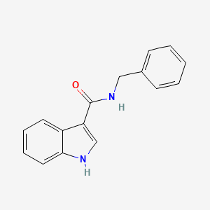 molecular formula C16H14N2O B3031666 N-苄基-1H-吲哚-3-甲酰胺 CAS No. 61788-25-8