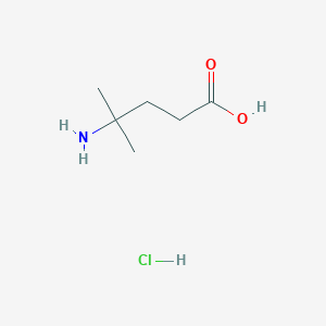 molecular formula C6H14ClNO2 B3031680 4-Amino-4-methylpentanoic acid hydrochloride CAS No. 62000-69-5