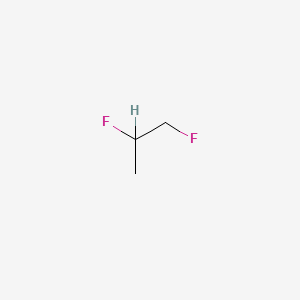 molecular formula C3H6F2 B3031682 1,2-二氟丙烷 CAS No. 62126-90-3