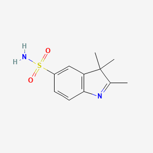 molecular formula C11H14N2O2S B3031684 2,3,3-Trimethyl-3H-indole-5-sulfonamide CAS No. 62306-05-2