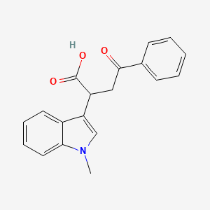 2-(1-Methyl-1h-indol-3-yl)-4-oxo-4-phenylbutanoic acid