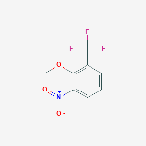 molecular formula C8H6F3NO3 B3031694 2-Methoxy-1-nitro-3-(trifluoromethyl)benzene CAS No. 627531-40-2