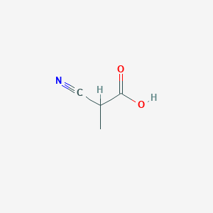 molecular formula C4H5NO2 B3031704 2-Cyanopropanoic acid CAS No. 632-07-5