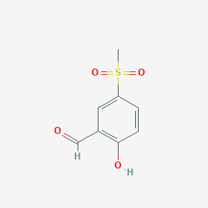 molecular formula C8H8O4S B3031706 2-Hydroxy-5-(methylsulfonyl)benzaldehyde CAS No. 632628-02-5