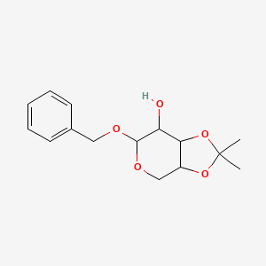 2,2-dimethyl-6-phenylmethoxy-4,6,7,7a-tetrahydro-3aH-[1,3]dioxolo[4,5-c]pyran-7-ol