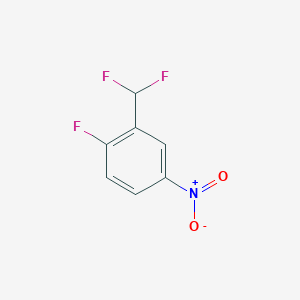 molecular formula C7H4F3NO2 B3031712 2-(二氟甲基)-1-氟-4-硝基苯 CAS No. 63878-71-7