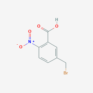 molecular formula C8H6BrNO4 B3031714 5-(Bromomethyl)-2-nitrobenzoic acid CAS No. 63999-90-6