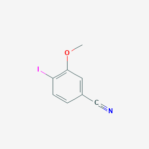 molecular formula C8H6INO B3031733 4-Iodo-3-methoxybenzonitrile CAS No. 652997-56-3