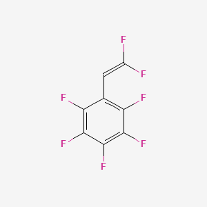 molecular formula C8HF7 B3031734 Benzene, (2,2-difluoroethenyl)pentafluoro- CAS No. 653-19-0