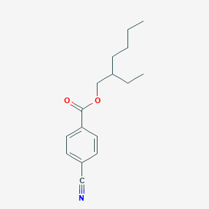 molecular formula C16H21NO2 B3031737 4-Cyanobenzoic acid, 2-ethylhexyl ester CAS No. 654646-06-7
