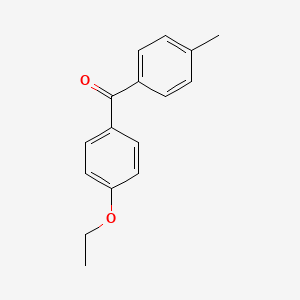 molecular formula C16H16O2 B3031741 Methanone, (4-ethoxyphenyl)(4-methylphenyl)- CAS No. 65629-84-7