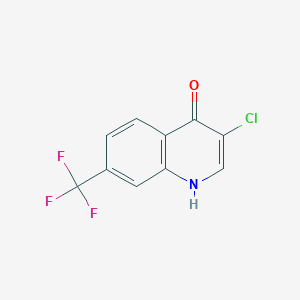molecular formula C10H5ClF3NO B3031742 3-Chloro-7-trifluoromethylquinolin-4-OL CAS No. 65673-93-0