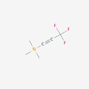 Silane, trimethyl(3,3,3-trifluoro-1-propynyl)-