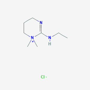 N1-(1,1-dimethyl hexahydropyrimidin-1-ium-2-yliden)ethan-1-amine chloride