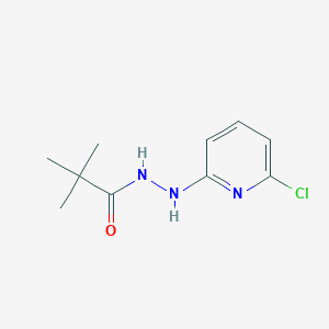 N'-(6-chloropyridin-2-yl)-2,2-dimethylpropanehydrazide