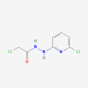 molecular formula C7H7Cl2N3O B3031762 2-chloro-N'-(6-chloro-2-pyridinyl)acetohydrazide CAS No. 66999-54-0