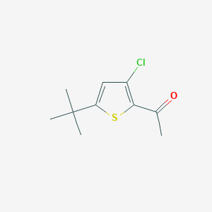 1-(5-Tert-butyl-3-chlorothiophen-2-yl)ethanone