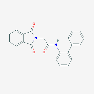 molecular formula C22H16N2O3 B303178 N-(biphenyl-2-yl)-2-(1,3-dioxo-1,3-dihydro-2H-isoindol-2-yl)acetamide 