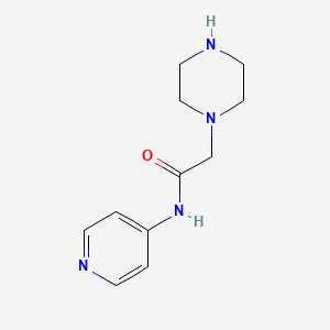 2-piperazin-1-yl-N-pyridin-4-yl-acetamide