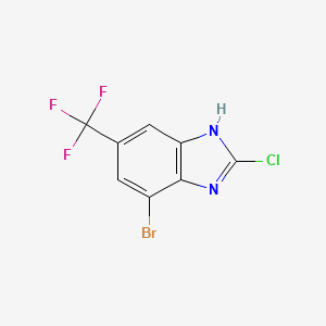 4-Bromo-2-chloro-6-trifluoromethyl-1H-benzoimidazole