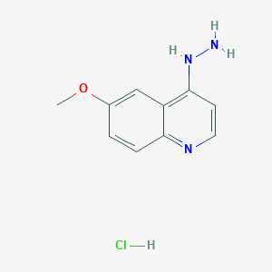 4-Hydrazino-6-methoxyquinoline hydrochloride